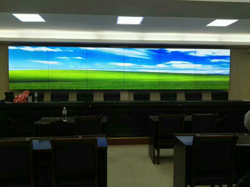 55寸拼接屏会议室大屏幕装修改造项目案例