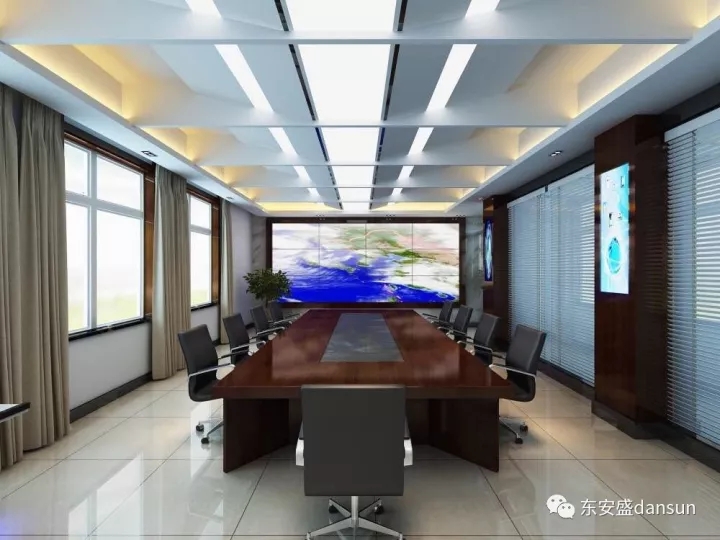 东安盛精心设计,用拼接屏打造行业“高”“大”“上”企业